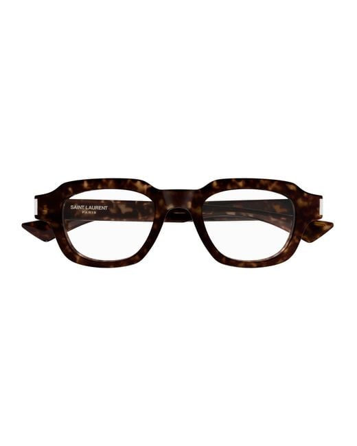 Saint Laurent Black Sl 791 Opt 002 Optical Frames Acetate Transparent Squared
