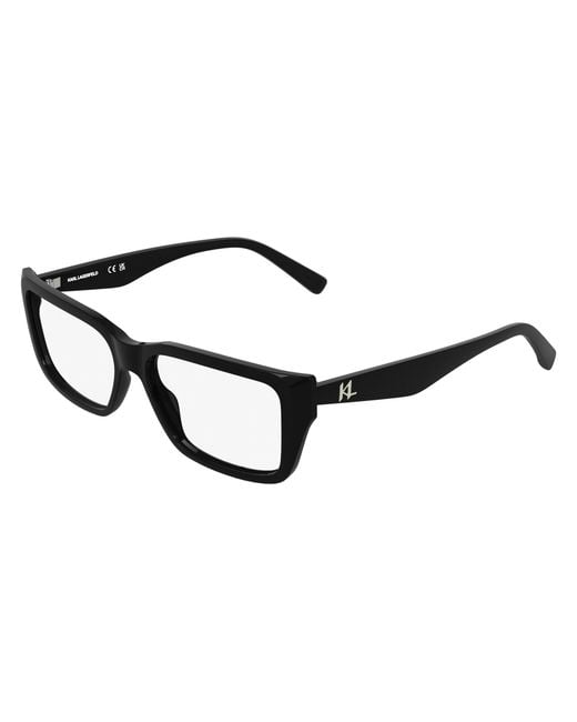 Karl Lagerfeld Black Kl6212 001 Optical Frames Bio-Inject Squared Normal