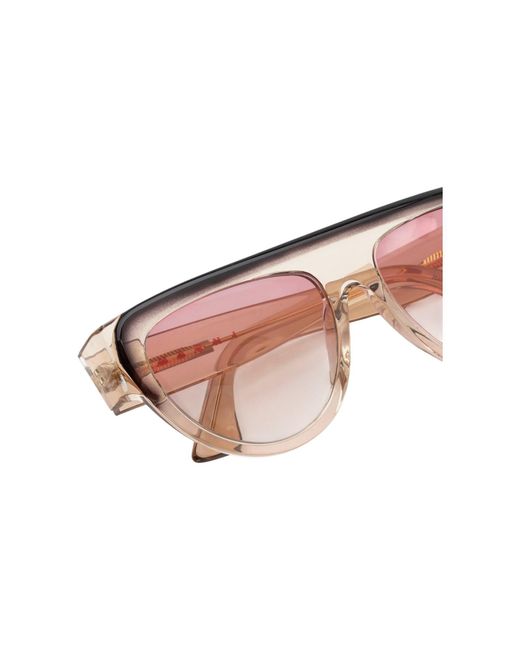 Marni Black Vuv Ziruna Faded Resin Sunglasses Acetate Pilot Normal Nuanced
