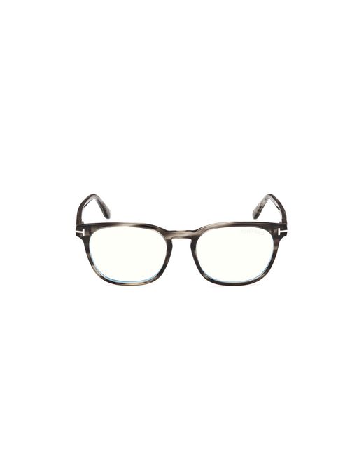 Tom Ford Black Ft5868-B 020 Optical Frames Acetate Squared Normal for men