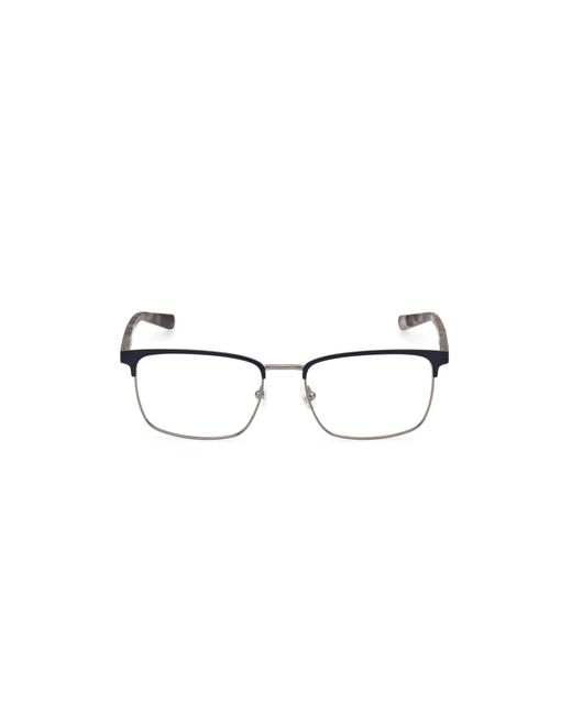 Timberland Black Tb1802 091 Optical Frames Metal Squared Normal for men