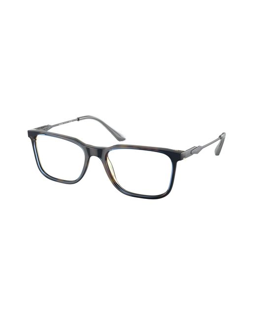 Prada Black Pr 05Zv Zxh1O1 Optical Frames Acetate Squared for men