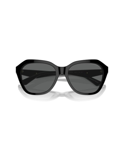 Emporio Armani Black Ea4221 501787 Sunglasses Acetate Geometric Normal