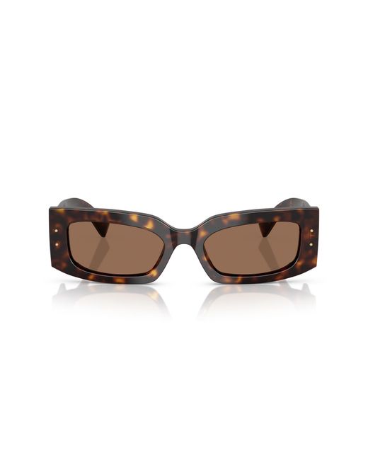 Dolce & Gabbana Black Dg4479 502/73 Sunglasses Acetate Squared Normal