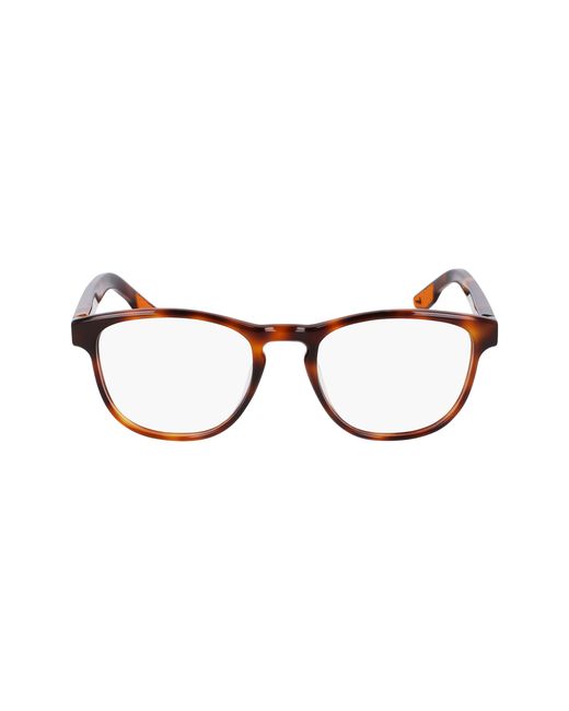 Nike Black 7162 240 Optical Frames Recycled Pet Round Normal for men