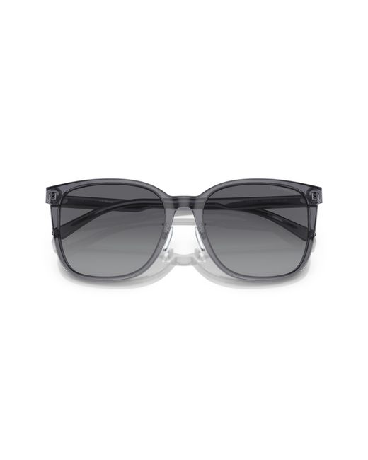 Emporio Armani Black Ea4206D 5029T3 Sunglasses Acetate Pillow Polarized Shaded for men