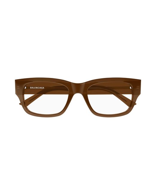Balenciaga Black Bb0450O 005 Optical Frames Acetate Transparent Squared for men