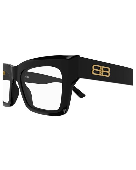 Balenciaga Black Bb0240O 001 Optical Frames Acetate Squared