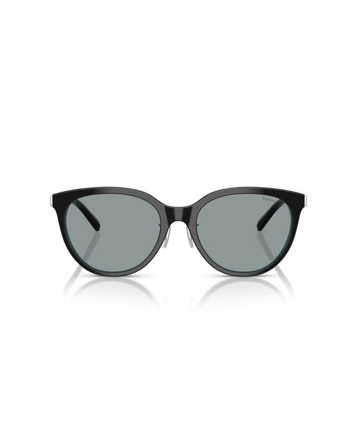 Tiffany & Co Black Tf4243D 8055/1 Sunglasses Acetate Round Normal