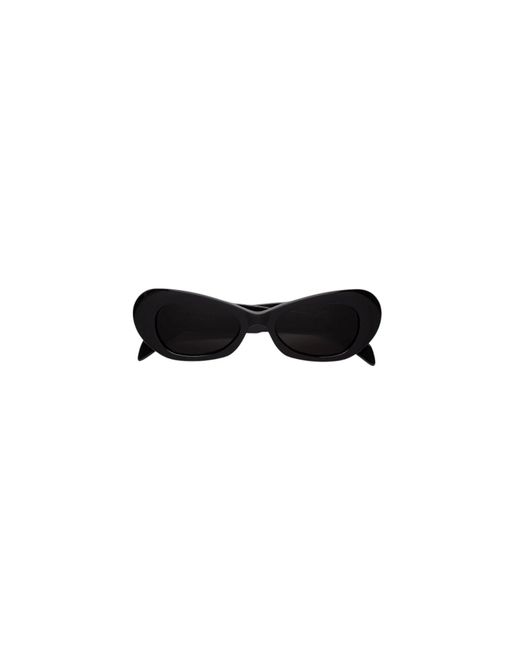 Retrosuperfuture Black Pk7 Izipho Sunglasses Acetate Geometric Normal