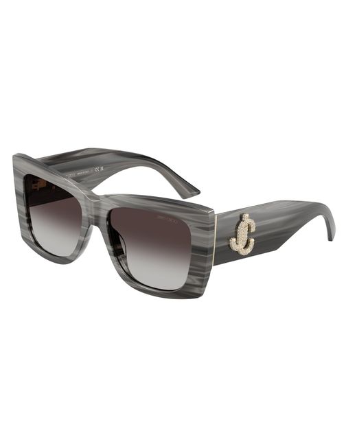 Jimmy Choo Black Jc5036B 50638G Sunglasses Acetate Squared Normal Shaded