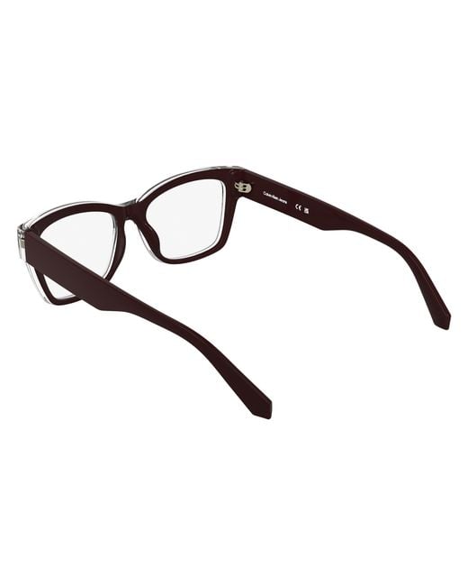 Calvin Klein Black Ckj25628 605 Optical Frames Bio-Inject Cat Eye Normal