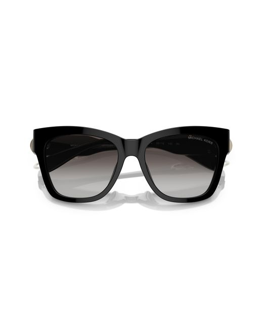 Michael Kors Black Mk2182U Empire Square 30058G Sunglasses Acetate Butterfly Normal Shaded