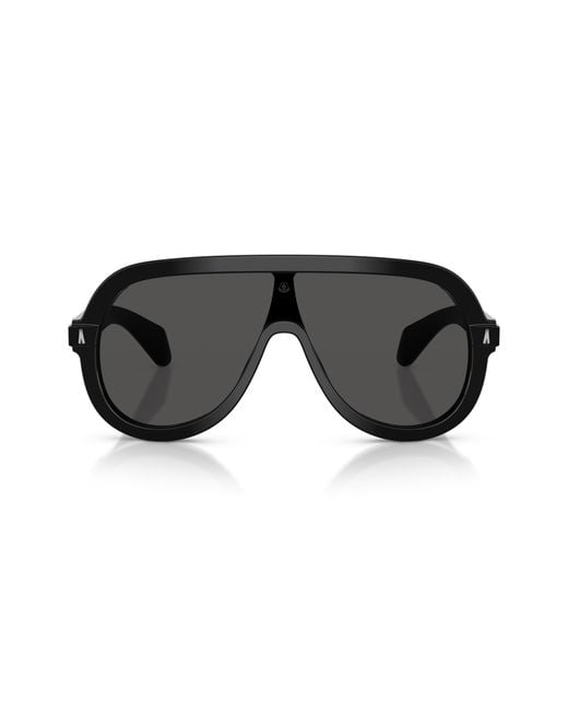 Moncler Black Me6021U Sunsette 300187 Sunglasses Acetate Pilot Normal