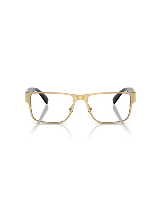Versace Black Ve1274 1002 Optical Frames Metal Squared Normal for men