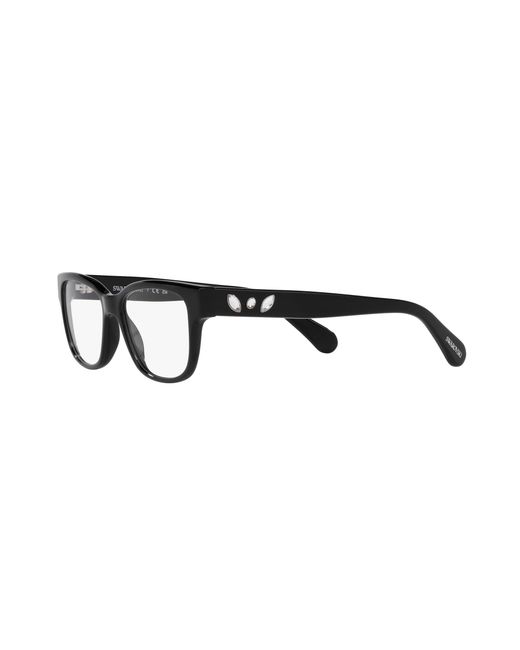 Swarovski Black Sk2007 1001 Optical Frames Acetate Pillow Normal