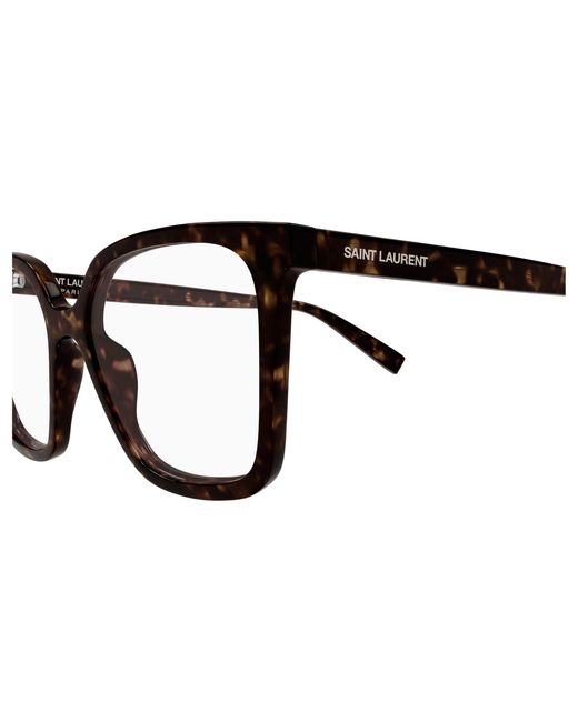 Saint Laurent Black Sl 910 002 Optical Frames Acetate Transparent Cat Eye
