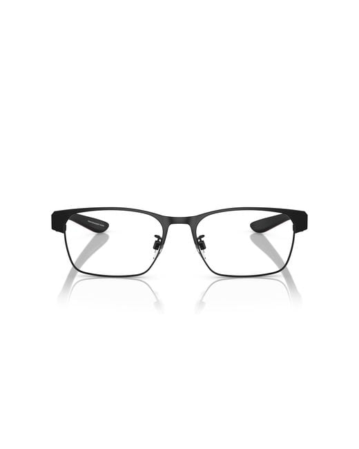 Emporio Armani Black Ea1141 3001 Optical Frames Metal Squared for men