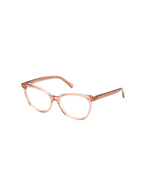 Swarovski Black Sk5428 072 Optical Frames Outlet Acetate Cat Eye Normal