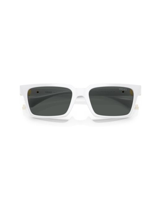 Versace Black Ve4490U 314/87 Sunglasses Injected Squared Normal for men
