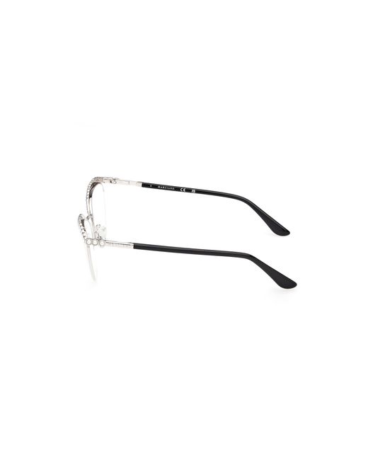 Guess Black Gm50058 32 Optical Frames Metal Round Normal