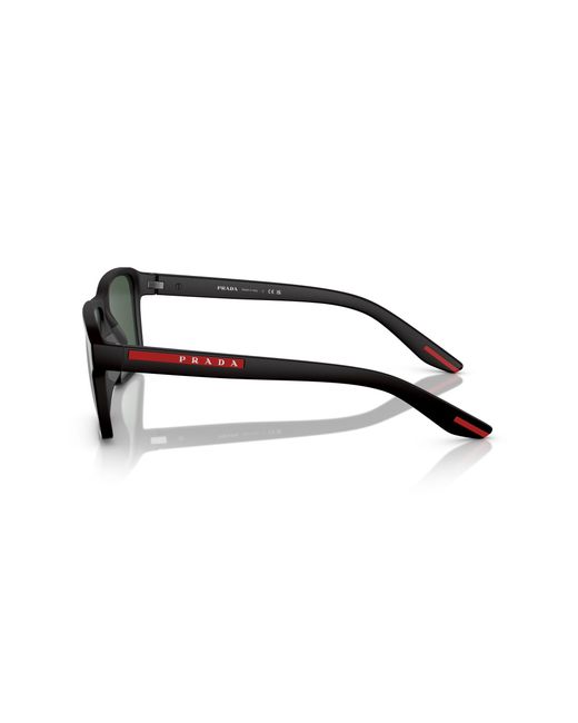 Prada Linea Rossa Green Ps 05Ys Dg006U Sunglasses Injected Squared Normal for men