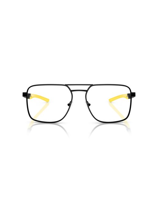 FERRARI SCUDERIA Black Fz7005 123 Optical Frames Metal Squared Normal for men