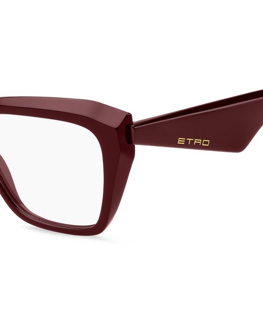 Etro Black 0097 Lhf Optical Frames Acetate Squared Normal