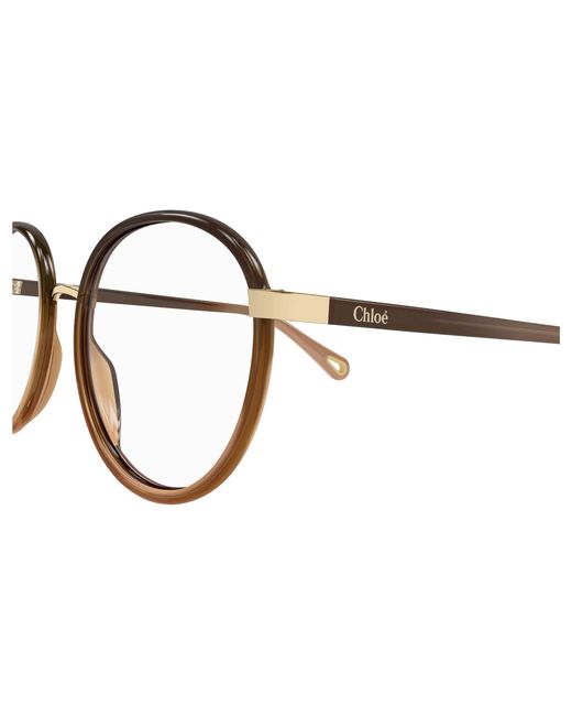 Chloé Black Ch0033O 005 Optical Frames Injected Transparent Round