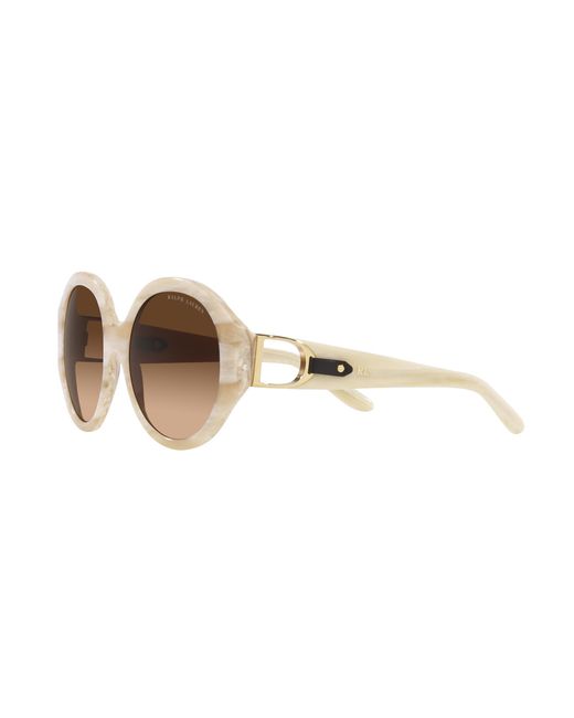 Ralph Lauren Black Rl8188Q 608474 Sunglasses Acetate Round Normal Nuanced