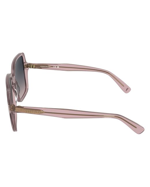Longchamp Black Lo808S 610 Sunglasses Acetate Squared Normal