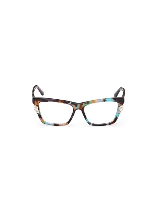 Guess Black Gm50048 098 Optical Frames Acetate Squared Normal