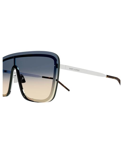 Saint Laurent Black Sl 364 Mask 009 Sunglasses Metal Mask Shaded