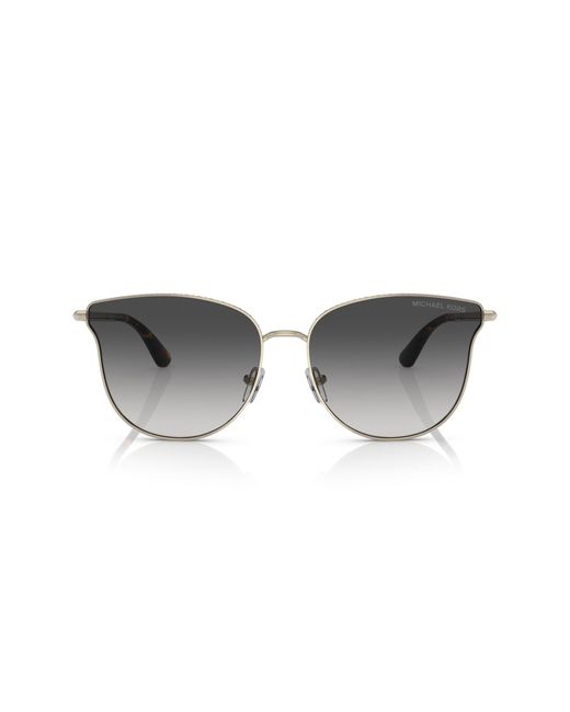 Michael Kors Black Mk1120 Salt Lake City 10148G Sunglasses Metal Round Normal Shaded