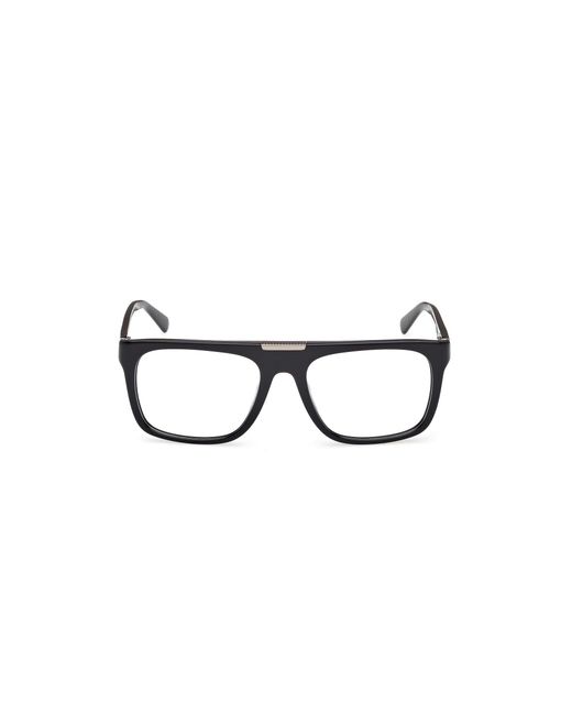 Guess Black Gu50328 001 Optical Frames Acetate Squared Normal for men
