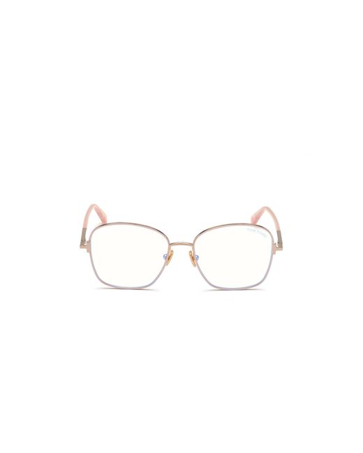 Tom Ford Black Ft5685-B 072 Optical Frames Metal Geometric Normal