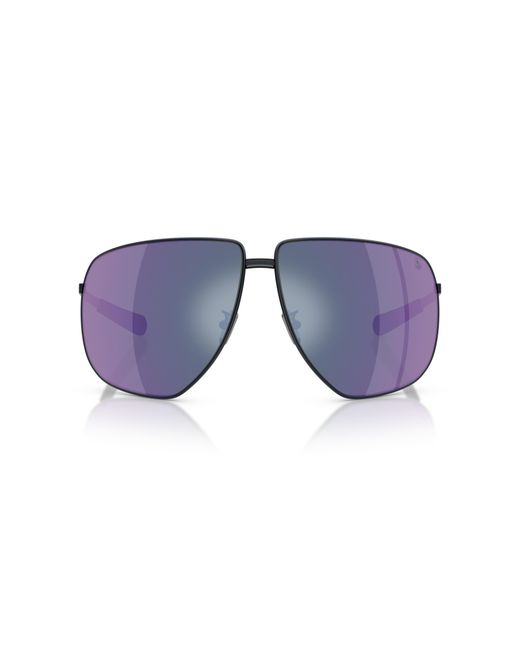 Moncler Black Me4008 Atlas 101725 Sunglasses Metal Pilot Normal