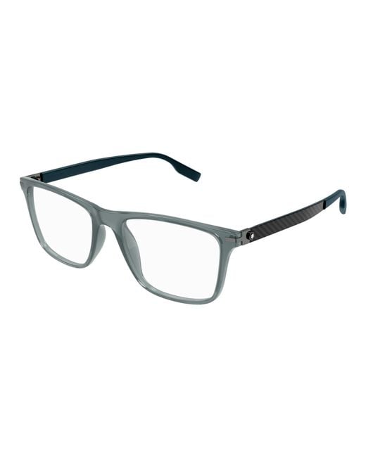 Montblanc Black Mb0251O 003 Optical Frames Acetate Squared for men