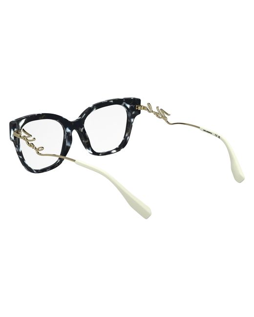 Karl Lagerfeld Black Kl6191 016 Optical Frames Acetate Squared Normal