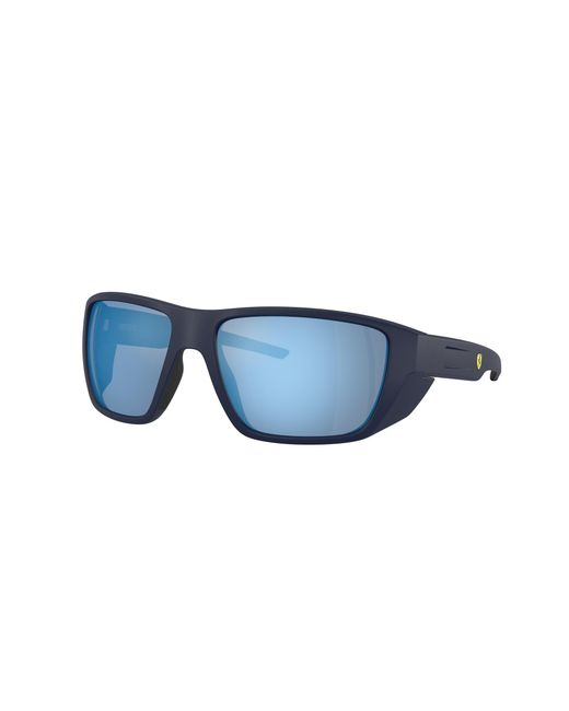 FERRARI SCUDERIA Black Fz6012U 509/22 Sunglasses Injected Squared Polarized for men