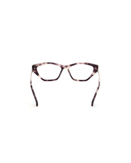 Max Mara Black Mm5176 052 Optical Frames Acetate Round Normal