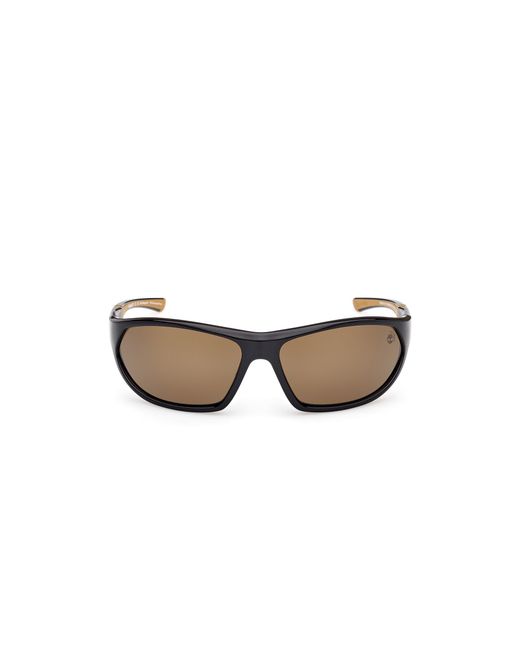 Timberland Black Tb00035 01H Sunglasses Injected Squared Polarized for men