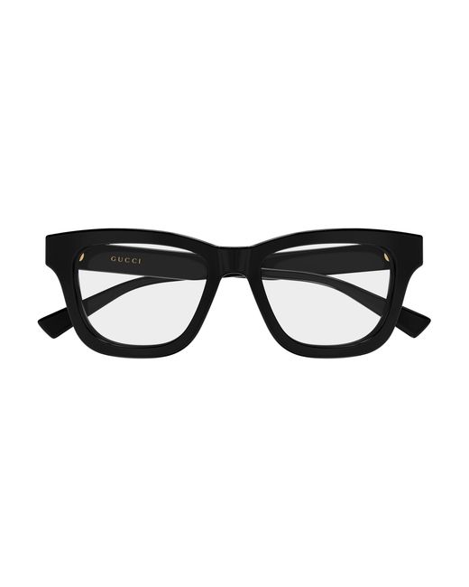 Gucci Black Gg2066O 001 Optical Frames Acetate Transparent Cat Eye