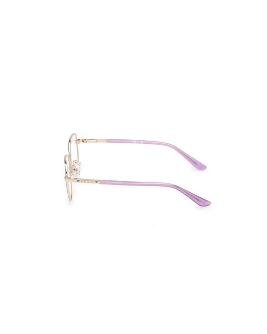 Guess Black Gu50140 089 Optical Frames Metal Round Normal