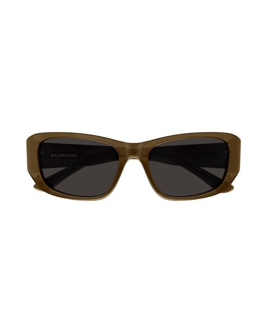 Balenciaga Black Bb0365S 004 Sunglasses Acetate Squared