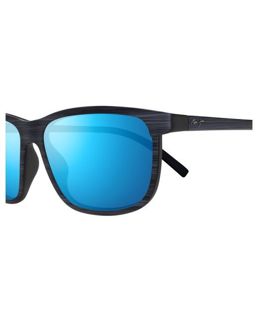 Maui Jim Black Mj0811S 002 Sunglasses Injected Squared