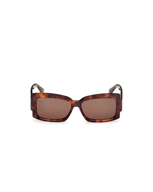 Max Mara Multicolor Mm0140 Lee-3 52E Sunglasses Acetate Squared Normal