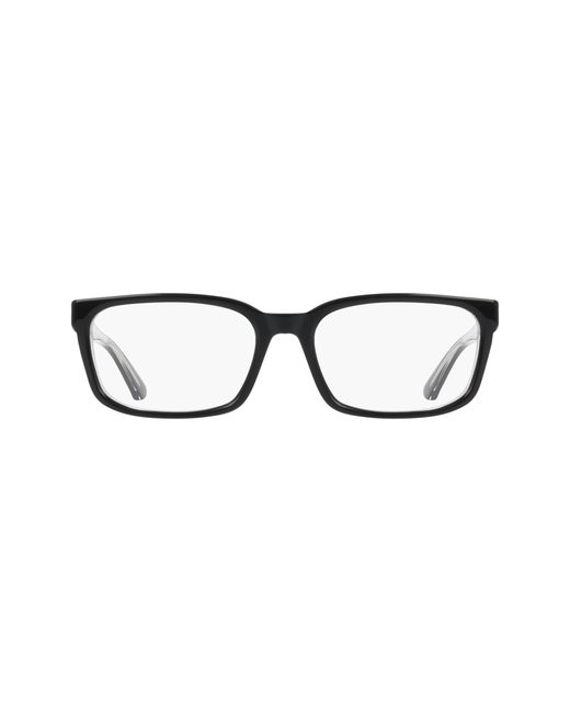 Nike Black 7181 010 Optical Frames Acetate Squared Normal for men
