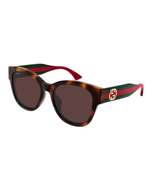 Gucci Black Gg1866Sk 002 Sunglasses Acetate Butterfly