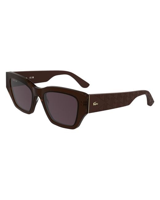 Lacoste Black L6053S 210 Sunglasses Acetate Butterfly Normal